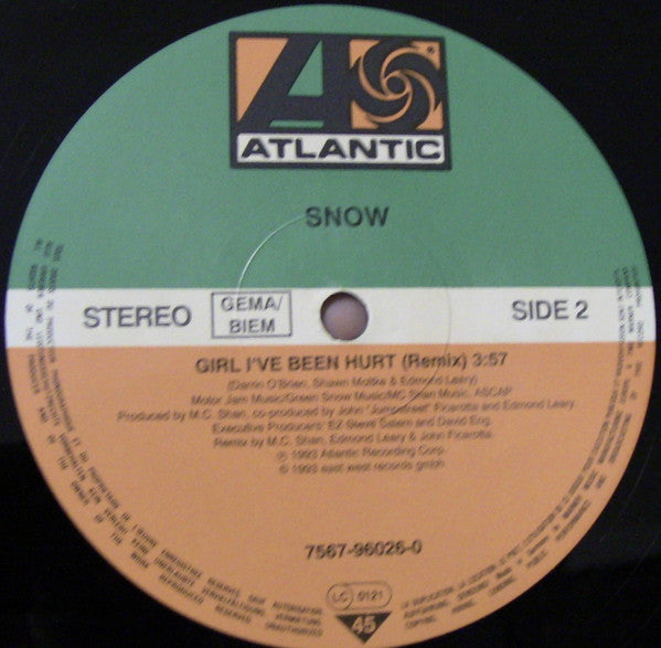 Snow (2) : Lonely Monday Morning (12")