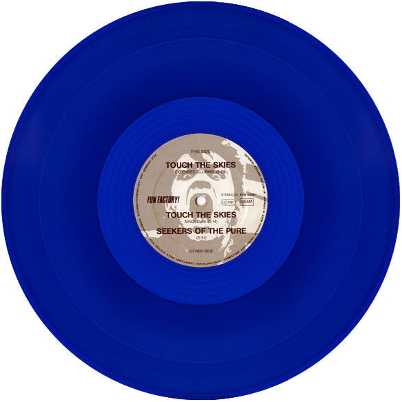 Pink Turns Blue : Touch The Skies (12", Blu)