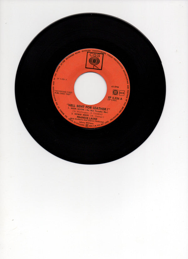 Frankie Laine : Hell Bent For Leather ! (7", EP)