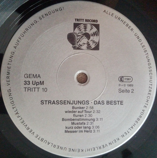 Strassenjungs : Das Beste (LP, Comp)