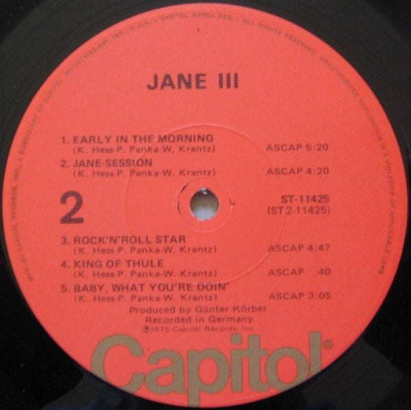 Jane : III (LP, Album)