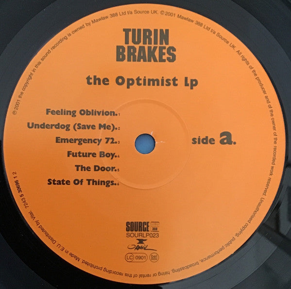 Turin Brakes : The Optimist LP (LP, Album)