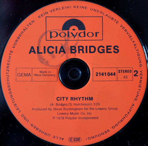 Alicia Bridges : I Love The Nightlife (12", Maxi)