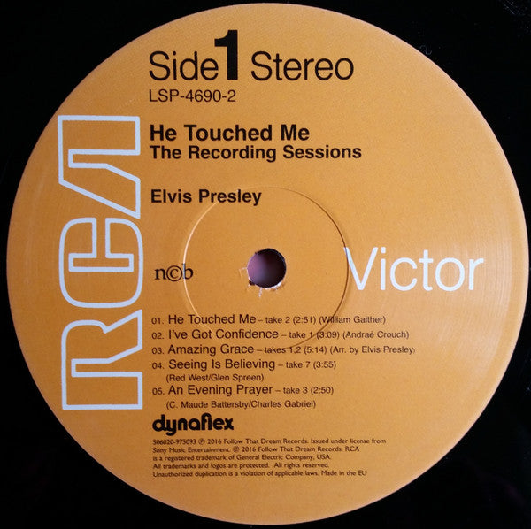 Elvis Presley : He Touched Me - The Recording Sessions (2xLP, Album, Ltd, RE, S/Edition)