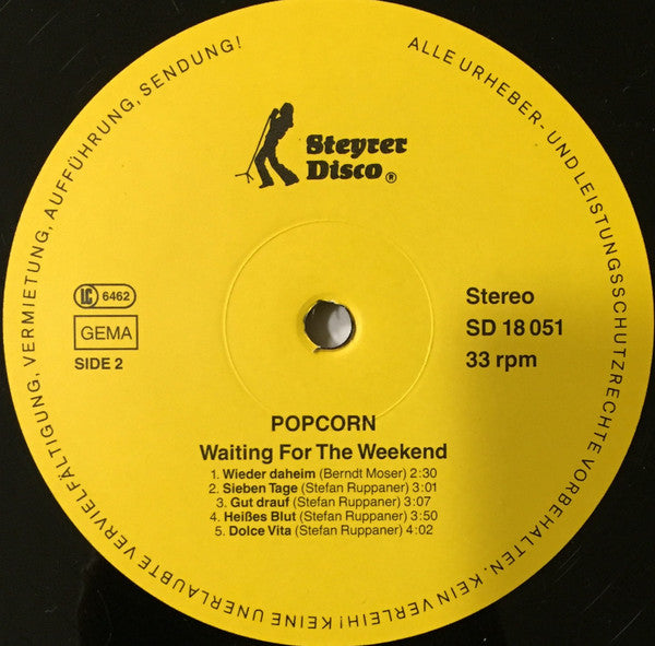 Popcorn (17) : WaitinG FoR ThE WeekenD (LP, Album)