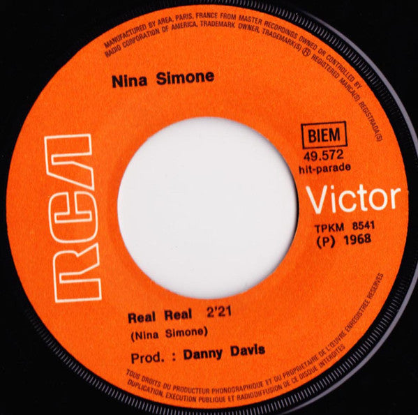 Nina Simone : Ain't Got No I Got Life / Real Real (7", Single, Mono)