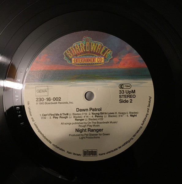 Night Ranger : Dawn Patrol (LP, Album, RE)
