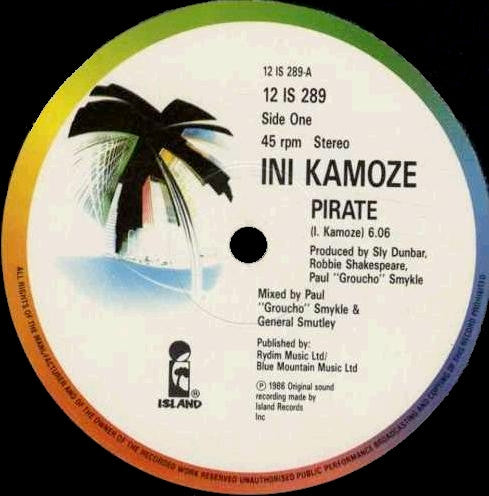 Ini Kamoze : Pirate (12", Single)