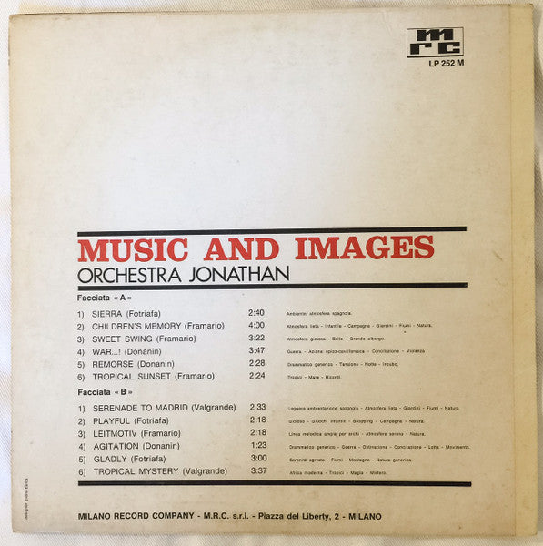 Orchestra Jonathan : Music And Images (LP)