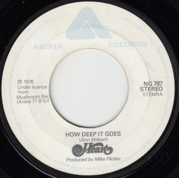 Heart : Magic Man (7", Single, Whi)