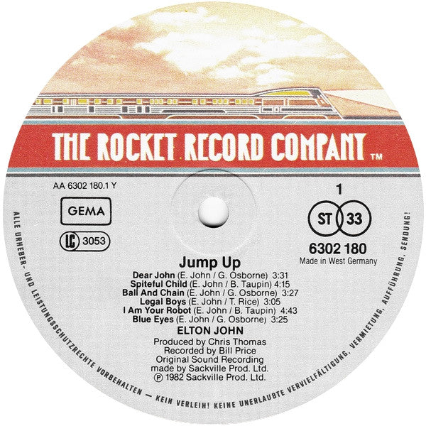 Elton John : Jump Up! (LP, Album, Gat)
