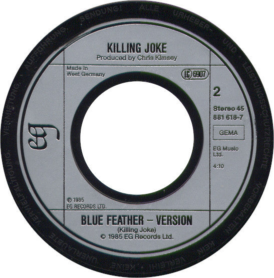 Killing Joke : Love Like Blood (7", Single)