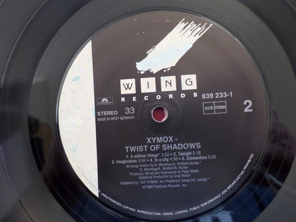 Xymox : Twist Of Shadows (LP, Album)