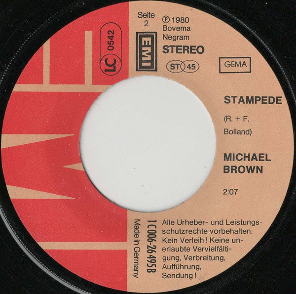 Michael Brown (44) : From Nashville To New York (7", Single)