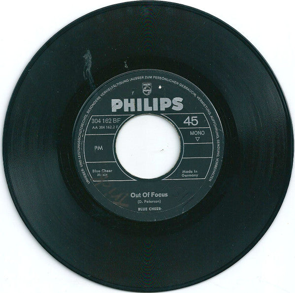 Blue Cheer : Summertime Blues (7", Single, Mono)