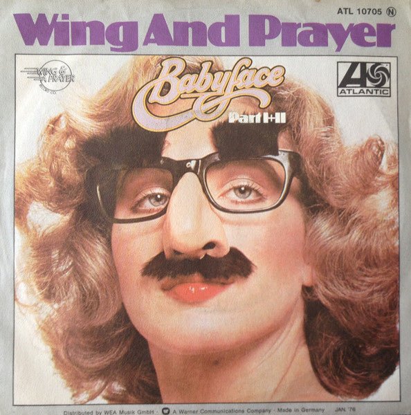 Wing And A Prayer* : Baby Face (7", Single)
