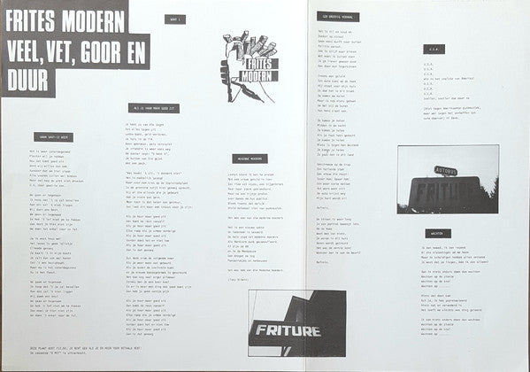 Frites Modern : Veel, Vet, Goor En Duur (LP, Album)