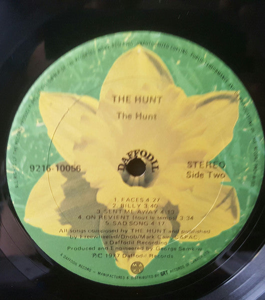 The Hunt (2) : The Hunt (LP, Album, Red)