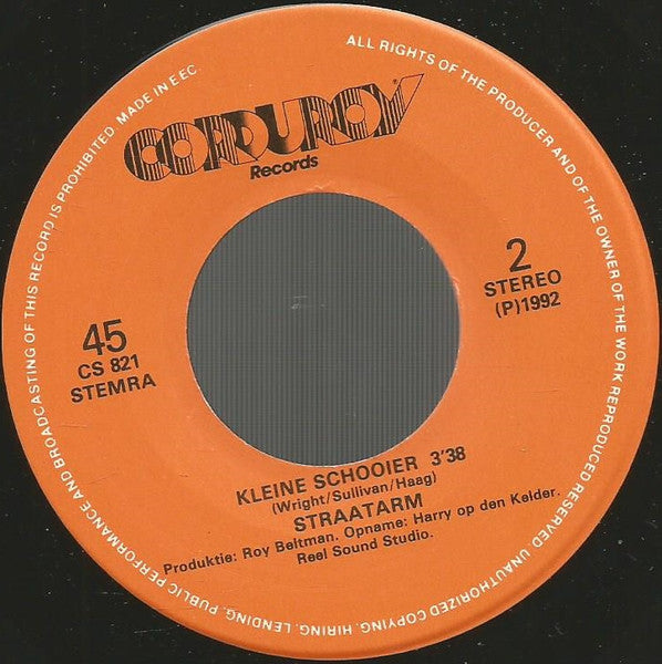 Straatarm : Was Jij Maar In Lutjebroek Gebleven (7", Single)