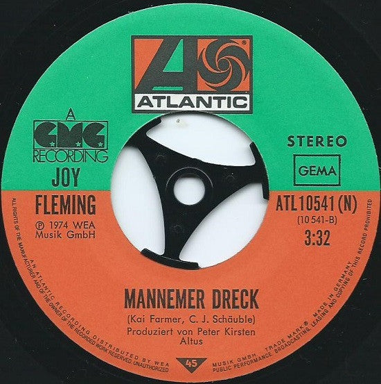 Joy Fleming : Neckarbrücken-Blues / Mannemer Dreck (7", Single)