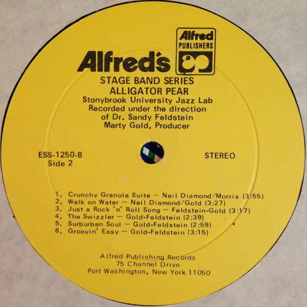 The Stony Brook University Jazz Lab : Alfred's Recorded Reference Library #5 - Alligator Pear (LP)