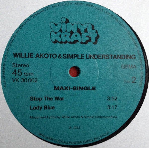 Willie Akoto & Simple Understanding : Roots Vibration (Is Shaking) (12")
