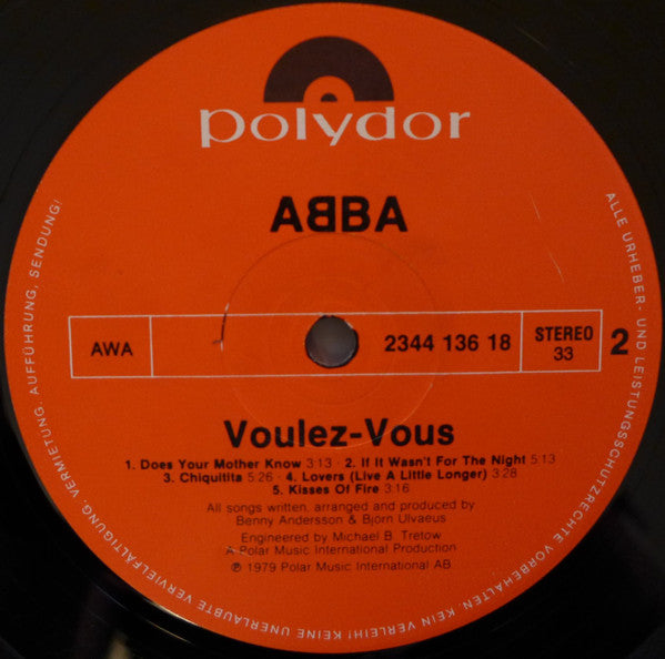 ABBA : Voulez-Vous (LP, Album)