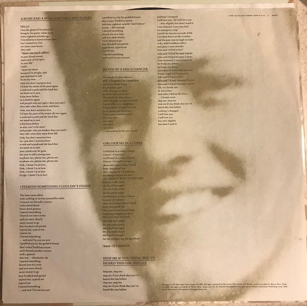 The Smiths : Strangeways, Here We Come (LP, Album, All)