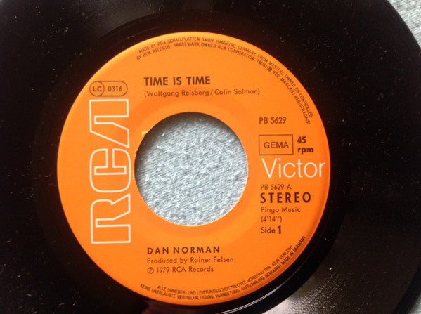 Dan Norman : Time Is Time (7")