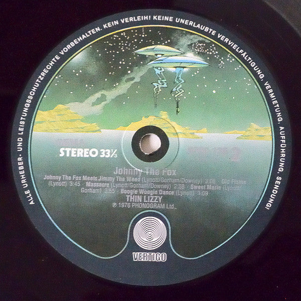Thin Lizzy : Johnny The Fox (LP, Album, RE)