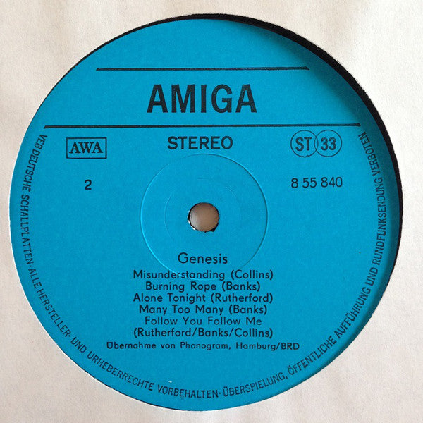 Genesis : Genesis (LP, Comp, RP, Blu)