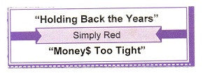Simply Red : Money's Too Tight To Mention / Holding Back The Years (7", Single)