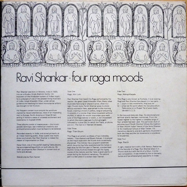 Ravi Shankar : Four Raga Moods (2xLP, Comp, Bla)
