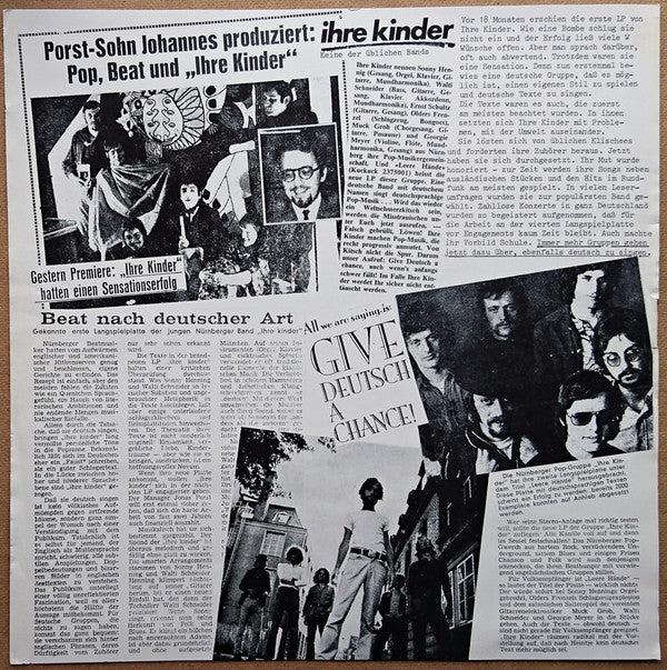 Ihre Kinder : ...Ihre Kinder (LP, Album, RE)