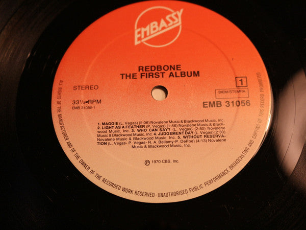 Redbone : The First Album (LP, Album)