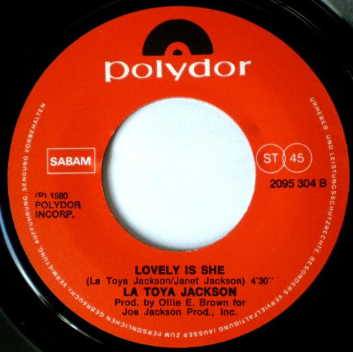 La Toya Jackson : If You Feel The Funk (7", Single)