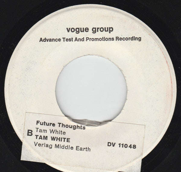 Tam White : Lewis Carroll Tells Lies / Future Thoughts (7", Advance, Promo, W/Lbl)