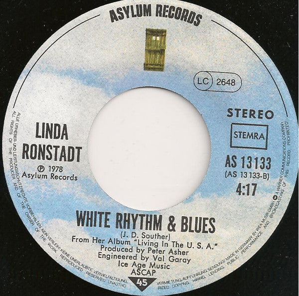 Linda Ronstadt : Back In The USA (7", Single)