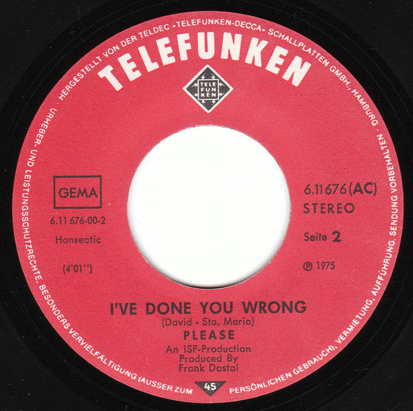 Please : Brazil (7", Single)