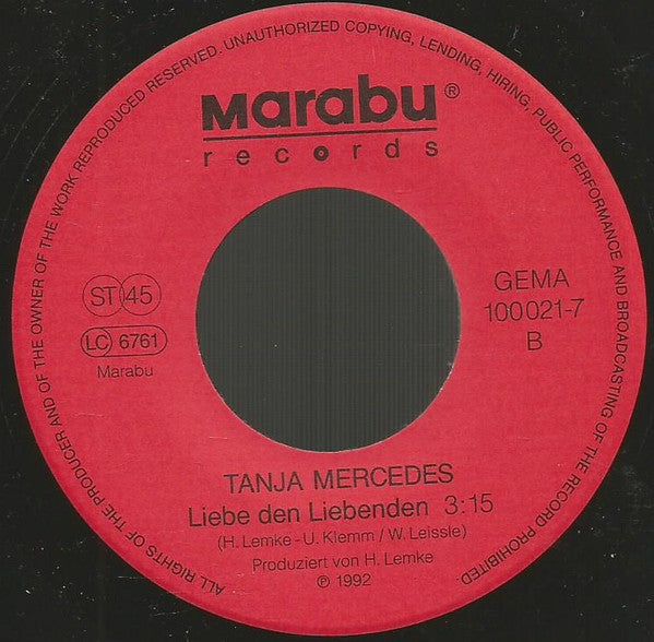 Tanja Mercedes : Eldorado Für Zwei (7", Single)