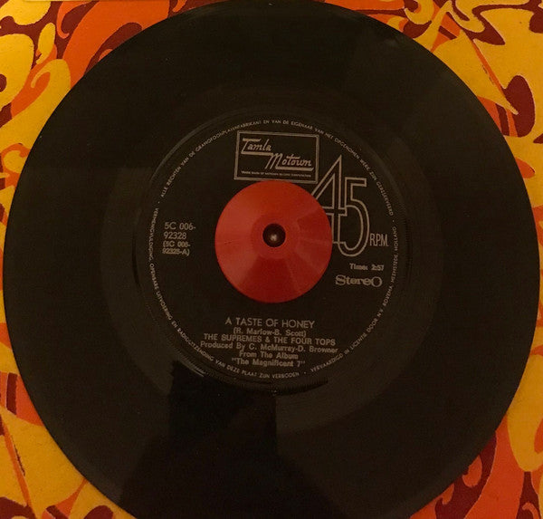 The Supremes & Four Tops : A Taste Of Honey (7", Single, Ora)