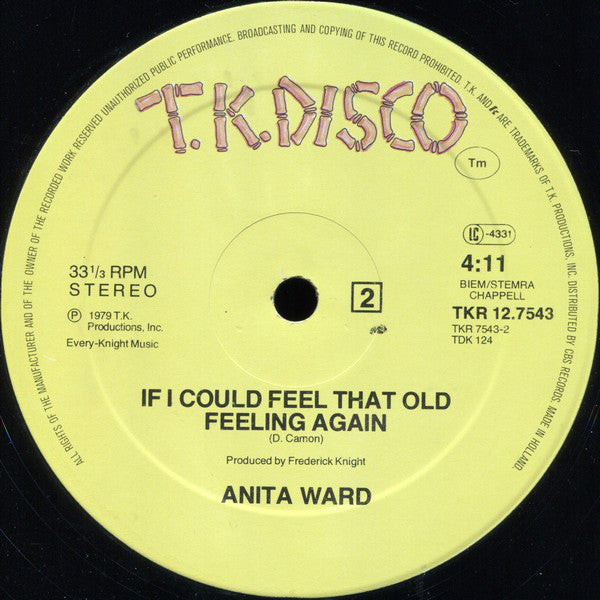 Anita Ward : Ring My Bell (12", Maxi)