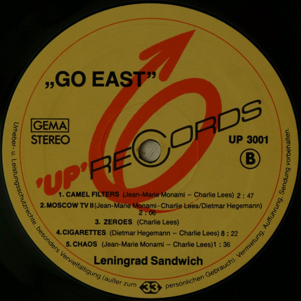 Leningrad Sandwich : Go East (LP, Album)