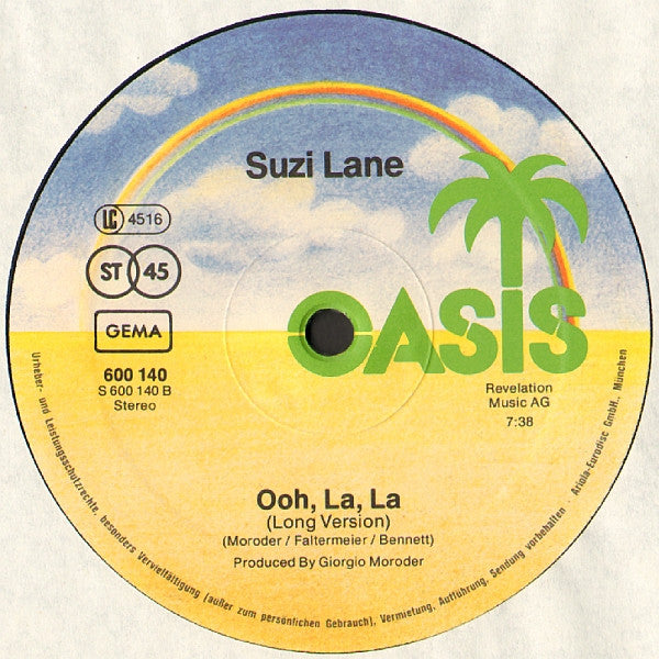 Suzi Lane : Harmony (12")
