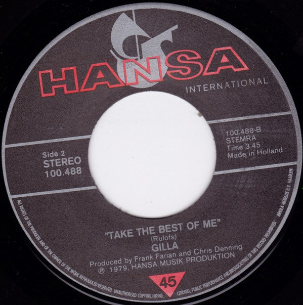 Gilla : We Gotta Get Out Of This Place (7", Single)