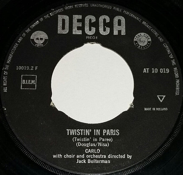 Carlo (45) : Stessa Spiaggia Stesso Mare (7", Single, Mono)