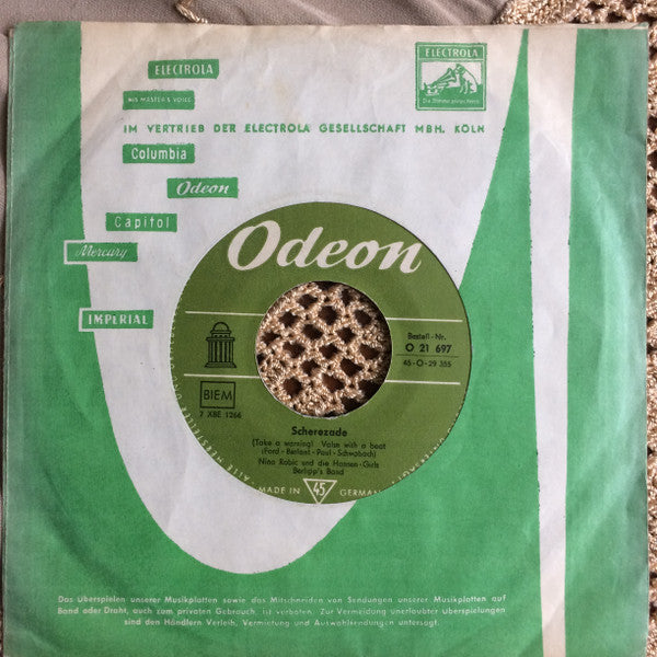 Nino Robić : Café Oriental / Scherezade (7", Single, Mono)