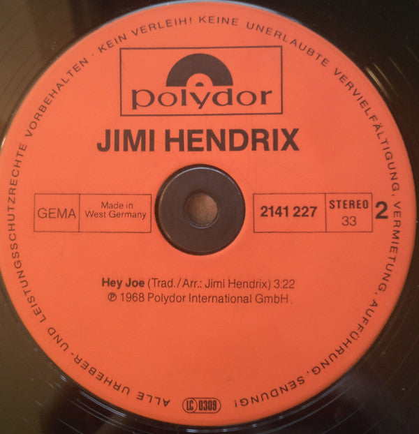 Jimi Hendrix : Gloria / Hey Joe (12", Maxi)