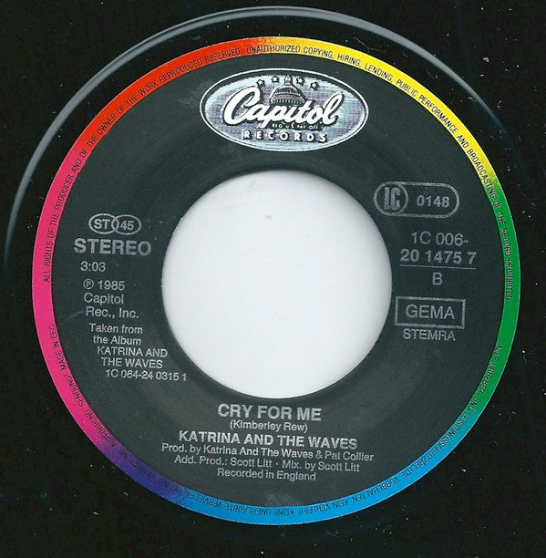 Katrina And The Waves : Lovely Lindsey (7", Single)