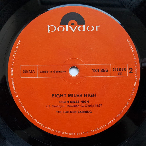 Golden Earring : Eight Miles High (LP, Album, RE)